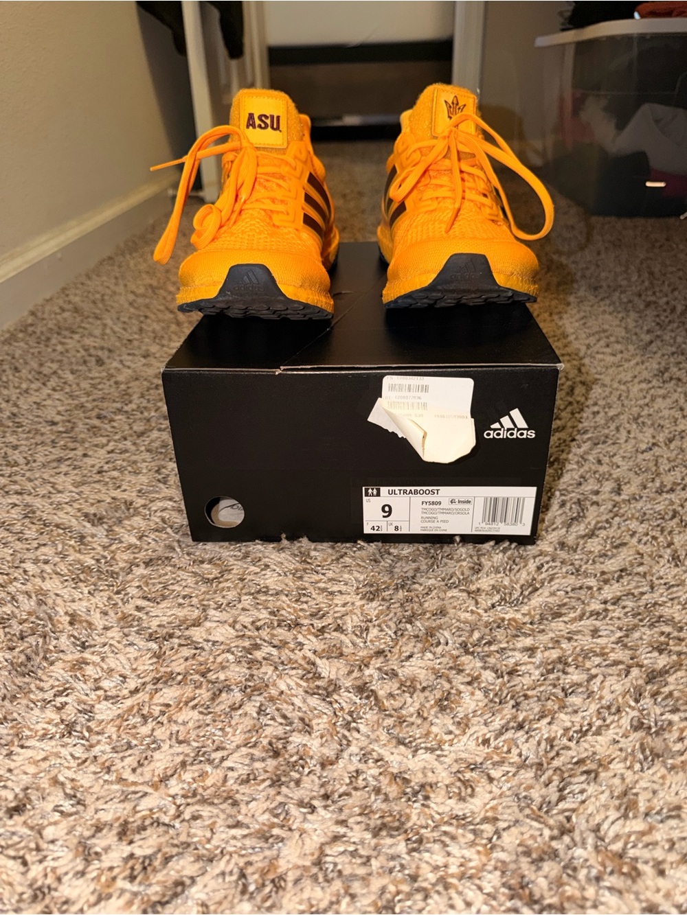 Adidas' Men ASU Orange Ultraboost Running Shoes